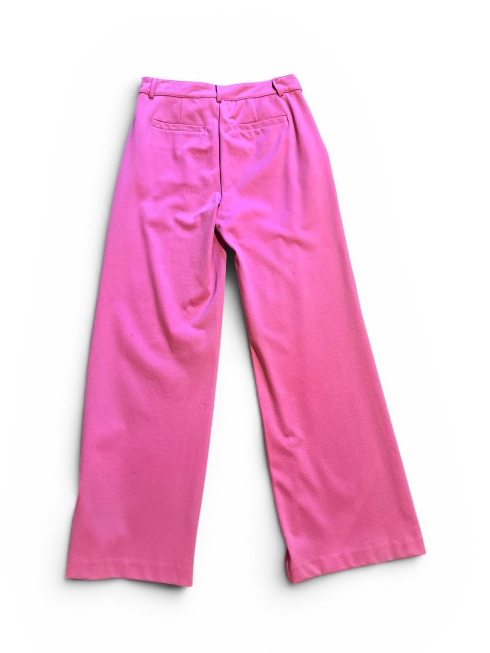Sanctuary High-Rise Wide-Leg Trousers in Bright Pink - Picture 3 of 4